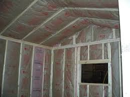 Shed lining insulation