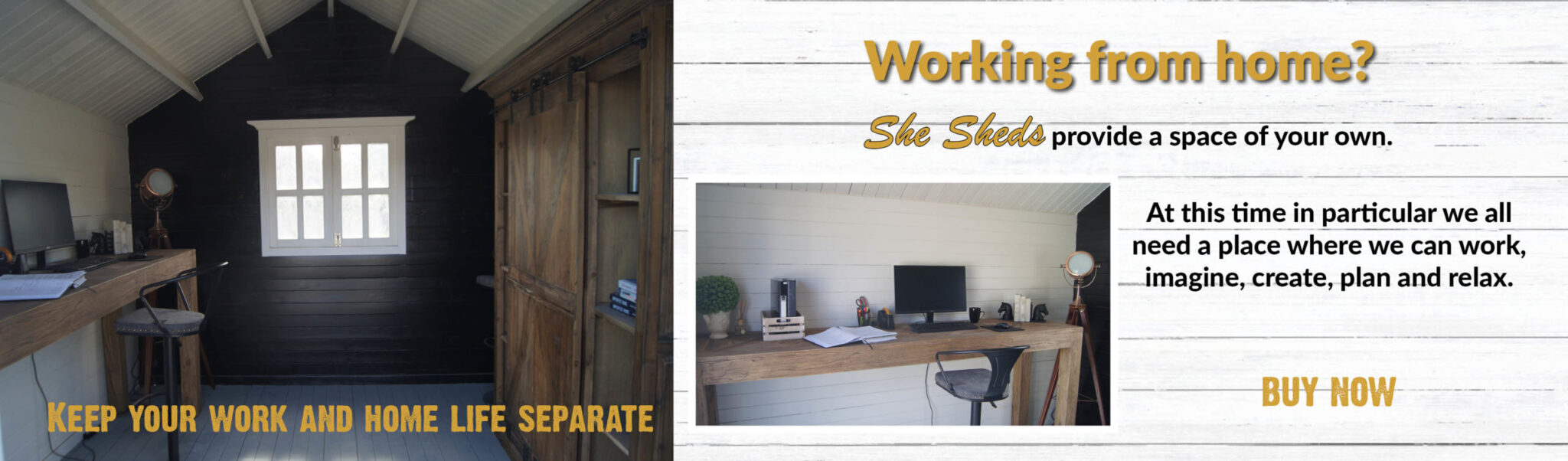 working from home - dedicated office space