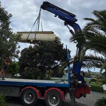 Hiab delivery truck