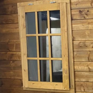 kitset cabin wooden window W44
