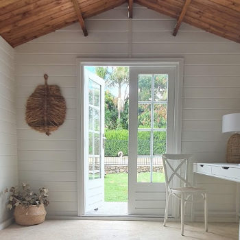 Cabana Cabin full length shot towards door